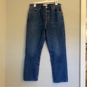 AGOLDE high rise Riley jean size 28